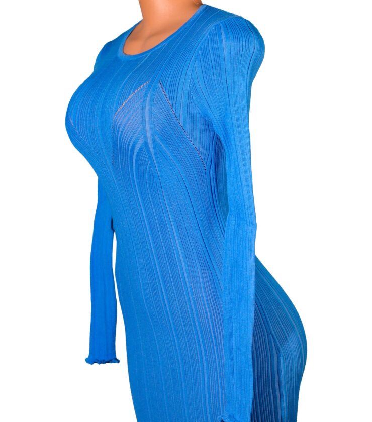 Fitted Dress With Seamless Seams