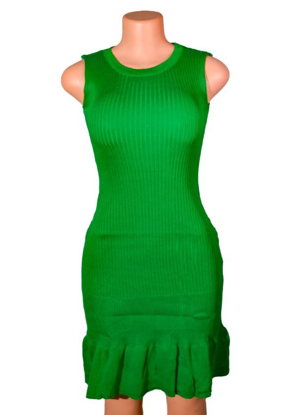 Spandex Ruffled Sweater Dress Spandex , a very lovely mini dress