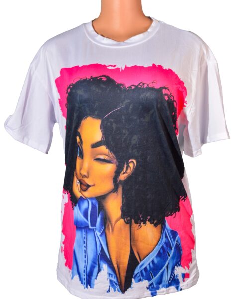 Women Printed Stretchy T-Shirts Available in various characters