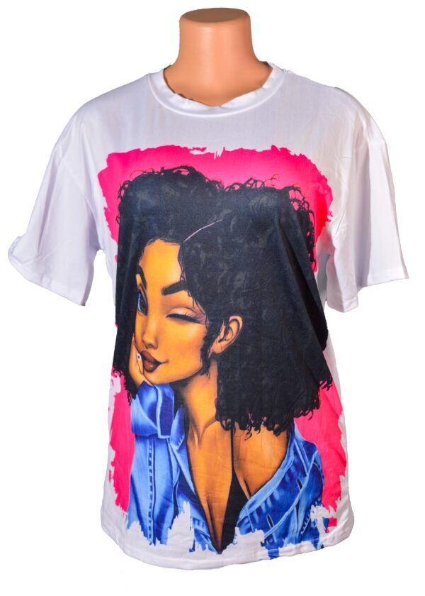 Women Printed Stretchy T-Shirts Available in various characters