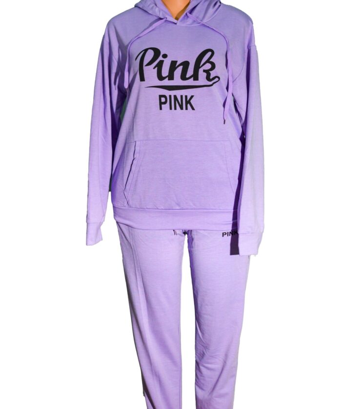 Women’s Two-Piece Casual Outfit with Pullover Hoodies and Tracksuits