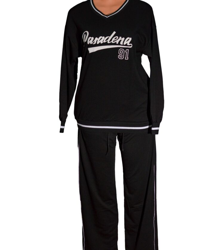 Women’s Two-Piece Loungewear Long Sleeve Top and Long Pant Sets