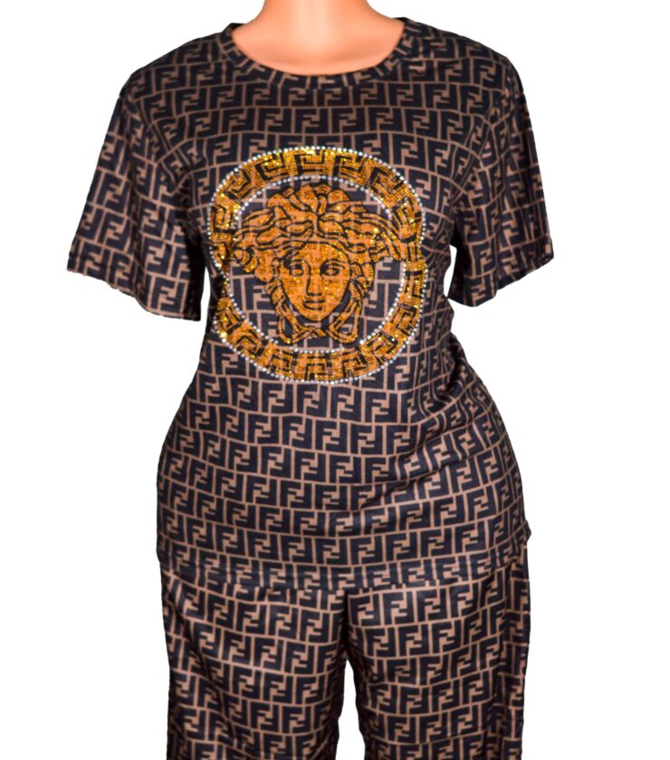 Versace Short Sleeves and a Pair of and Trousers